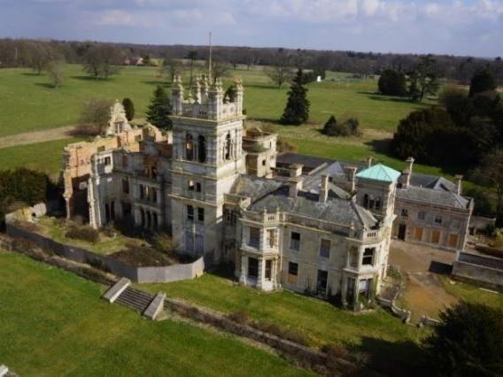 A devastating fire tore through Overstone Hall in the early 2000s, leaving the 18th Century House standing derelict. It was built for Lady Overstone in the 1860s but she did not live to see her design finished. Her husband, Lord Overstone, hated the mansion so much that he refused to stay there.