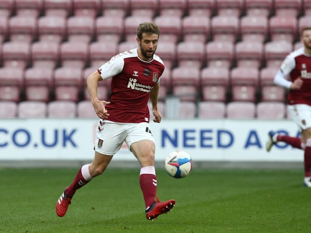 He's taken on the McCormack role in midfield, albeit perhaps not with the same aggression levels. Always makes himself available for a pass which in turns allows Cobblers to keep the ball better and work their way upfield... 7
