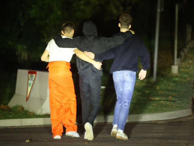 Sussex Uni halloween night - over 60 Sussex Police officers sent to campus to quell the partying SUS-200111-093651001