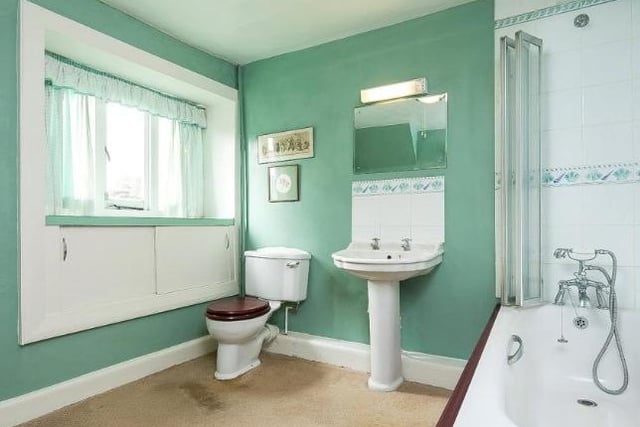 This is one of two bathrooms in the main farmhouse.