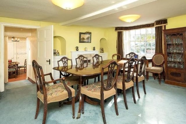 This residence has a dual aspect dining room, which makes for great views across the property.