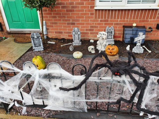 This resident went above and beyond to make their front garden extra spooky for Halloween.