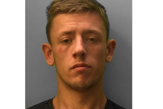 Unemployed Harry Avis, of Swanborough Drive in Brighton, was jailed for three years and four months for a knife-point robbery in Brighton. The 22-year-old pleaded guilty to robbery and possession of a bladed article after a man was robbed in Norwich Crescent, Brighton, at around 3.30pm on September 30. Officers quickly located Avis' vehicle at a retail park in Hove and he was arrested the same afternoon with a large knife and items stolen during the robbery. He was jailed at Lewes Crown Court on October 13.