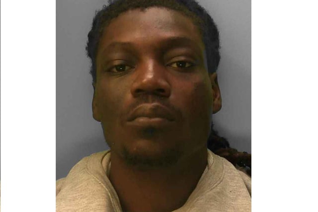 Charles Ogunnowo, of Coldharbour Lane in Brixton, was jailed for two years and eight months after pleading guilty to dealing class A drugs in Brighton. Ogunnowo, 27, was stopped on October 8, 2019, after plain clothes police officers saw a suspected drug deal in Western Road. He was searched and had a significant amount of heroin and crack cocaine on him, after which more drugs and cash were found at his hotel room. He was charged with possession of crack cocaine with intent to supply, possession of heroin with intent to supply and possession of criminal property and sentenced at Lewes Crown Court on October 19.