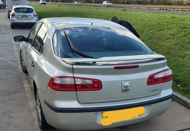 The passenger in this Renault told officers: "Our friend sorted the insurance" The officers told the passenger they hadn't. Car seized, driver reported
