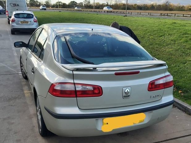 The passenger in this Renault told officers: "Our friend sorted the insurance" The officers told the passenger they hadn't. Car seized, driver reported