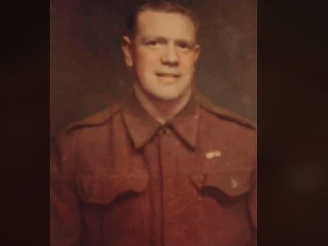 Rab Anderson's grandad, Robert Anderson, Royal Artillery