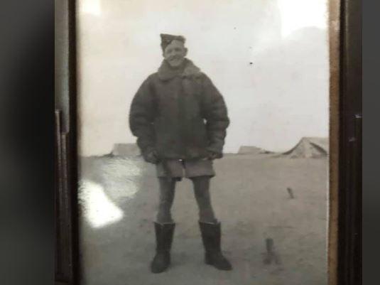Sharon Lynham's 'gramp' William Payne. He was a Desert Rat - a driver in the RAF.