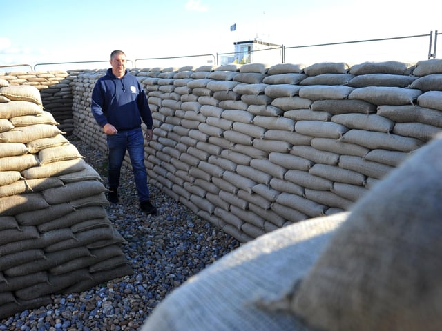 The trench at Shoreham Fort