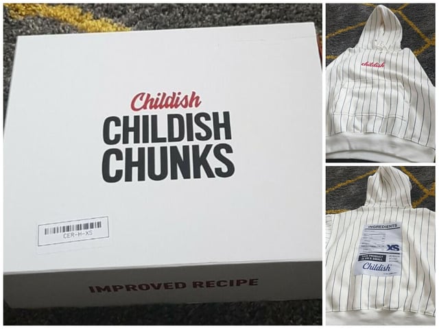 Had to look closely to work out this is actually a hoodie since the big picture looks like a cereal box. Starting bid: £125.00. Ends: 06 Nov, 2020