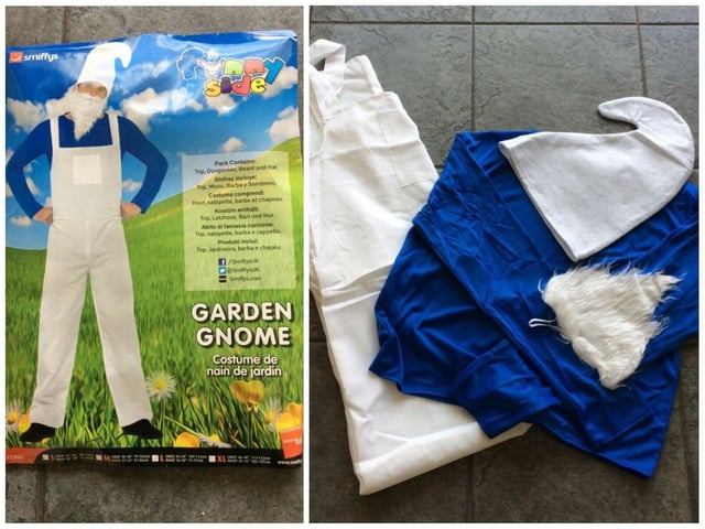 Surely everybody won't a little thing like a national lockdown interfere with plans for a Christmas fancy dress party? Thought not .. so you definitely need one of these garden gnome costumes! Starting bid: £5.00. Ends: 07 Nov, 2020.