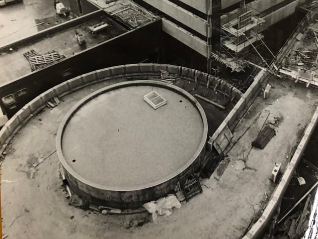 A look over the new Grosvenor Centre car park being built. ©️ Chronicle & Echo