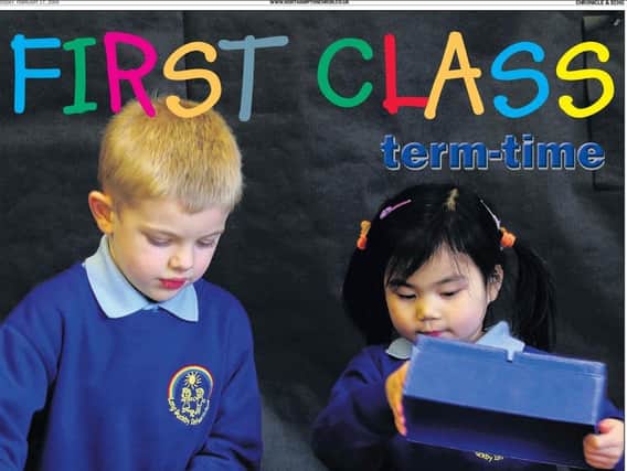 The First Class supplement was published in Term-time in the Chron