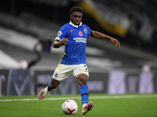 Missed a golden chance in the opening seconds when he sidefooted over. Always a threat and linked well with Pascal Gross. One effort in the second half well blocked by Taylor