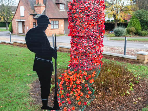 The display is outside the care home for everyone to see. Photo: Kirsty Edmonds.
