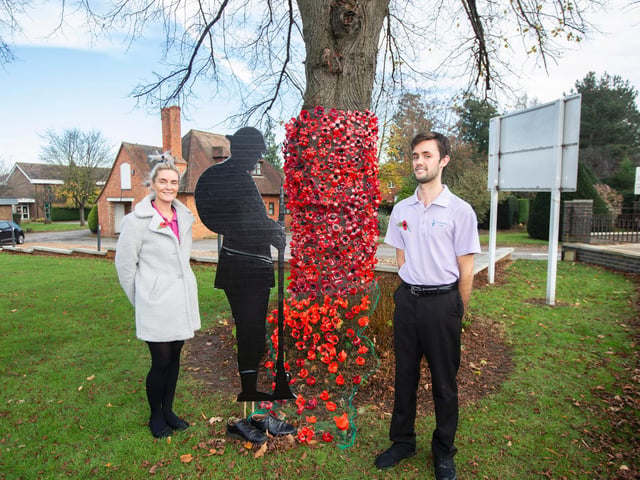 Kelly Barrow (deputy manager) and Leon McAnally (activity and wellbeing coordinator). Photo: Kirsty Edmonds.