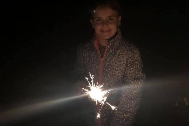 Samanthan Foston of Sleaford said: "Just sparklers for us this year in garden.....whilst watching the neighbours' fireworks going off." EMN-200611-170616001
