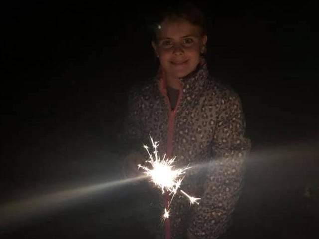 Samanthan Foston of Sleaford said: "Just sparklers for us this year in garden.....whilst watching the neighbours' fireworks going off." EMN-200611-170616001