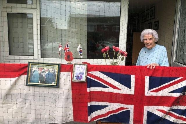 Flo from Eastbourne, who is 94 this month, created her own tribute to our fallen heroes on Remembrance Sunday