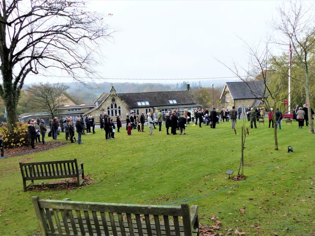 Remembrance Sunday at The Village Green, Balcombe, West Sussex. Photo: Malcolm Thomason