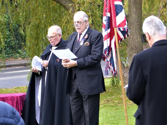 Remembrance Sunday at The Village Green, Balcombe, West Sussex. Photo: Malcolm Thomason