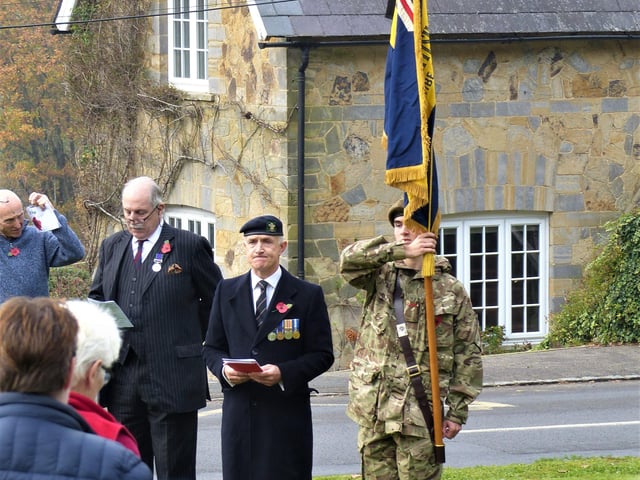 Remembrance Sunday at The Village Green, Balcombe, West Sussex. Photo: Malcolm Thomason