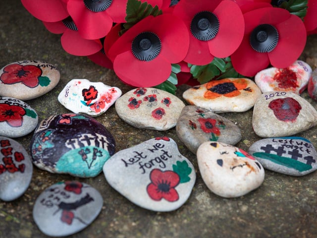 Selsey remembers the fallen on Remembrance Sunday 2020. Picture: Chris Hatton