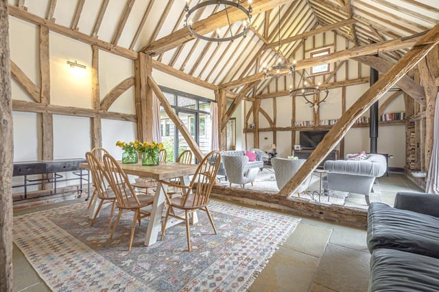 A particular feature of the property is the magnificent vaulted open plan sitting room.