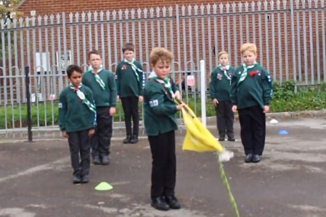 Remembrance service at 5th Littlehampton Sea Scouts, filmed by Aiden Riley