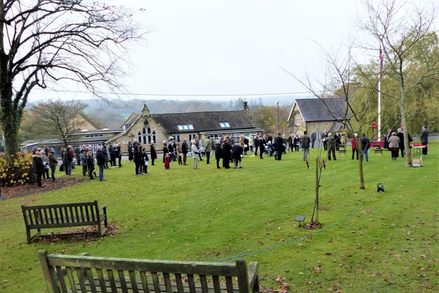 Remembrance Sunday service in Balcombe