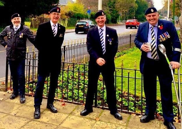 Remembrance Sunday service in Haywards Heath