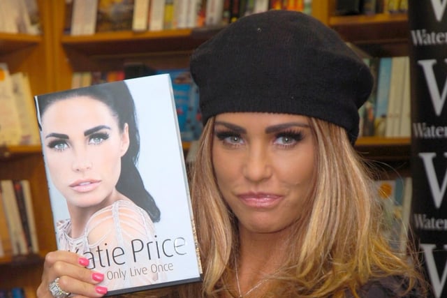 You Only Live Once was Katie Price's fourth autobiography.