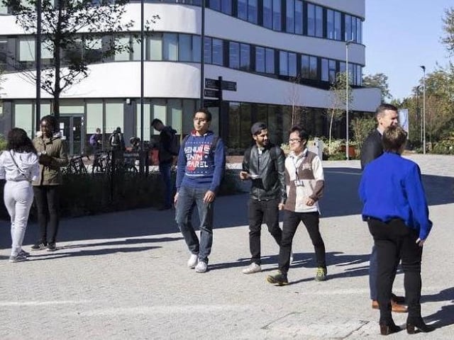 Throughout 2020, the university has tried to help the local community as much as it can.
Halls of residence were offered to emergency service workers, a campus car park has been dedicated for a testing centre and a series of webinars are being held to support local businesses.