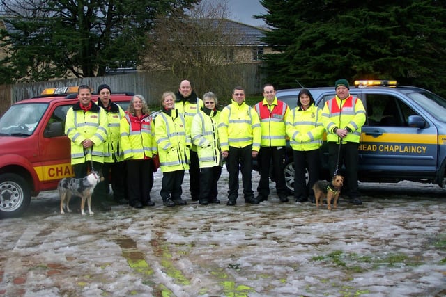 Eastbourne Responders and Beachy Head Chaplains help out in the snow.
Photo submitted.
