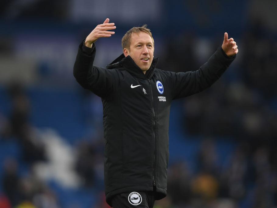 Brighton and Hove Albion head coach Graham Potter