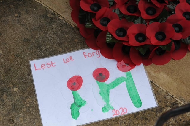 Armistice Day at the War Memorial, Bridge Street, Peterborough EMN-201111-131431009