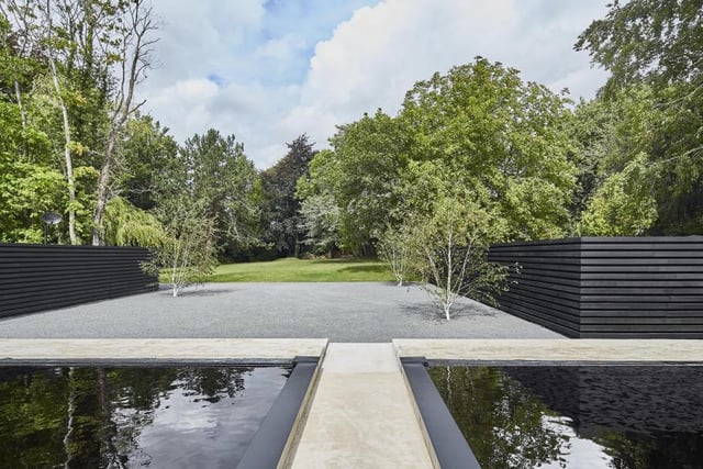 It has been recognised as one of the most amazing contemporary houses in the country - and now it is up for sale for a cool £2.5million. The 'Ghost House' designed by BPN Architects in Moreton Paddox, Warwickshire is on the market with The Modern House.
