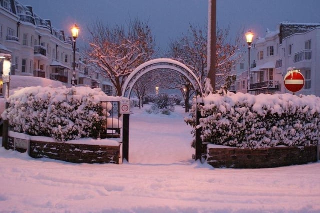 Bognor in the snow, 2010