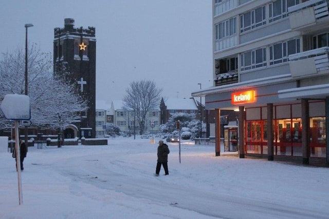 Bognor in the snow, 2010