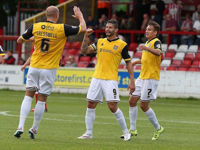 Marc Richards netted Town's goal as they secured a point in the north west. Stanley's team included future Cobbler Matt Crooks
