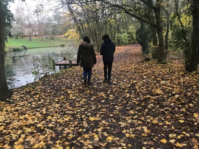 Rectory Farm Pocket Park in Northampton is a splendid place for a walk.