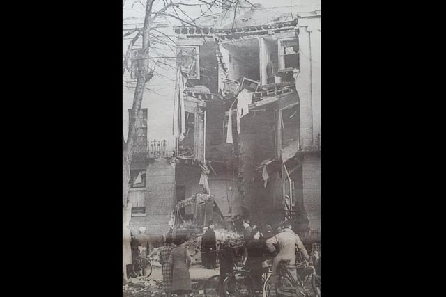 A home in Dormer Place was among the casualties on the night of November 14, 1940.