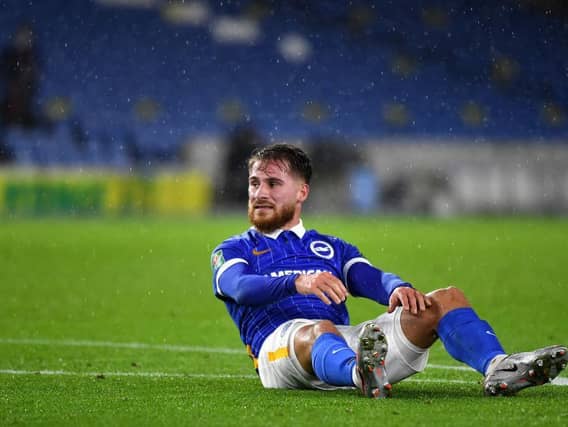 Brighton midfielder Alexis Mac Allister is doubt for Aston Villa