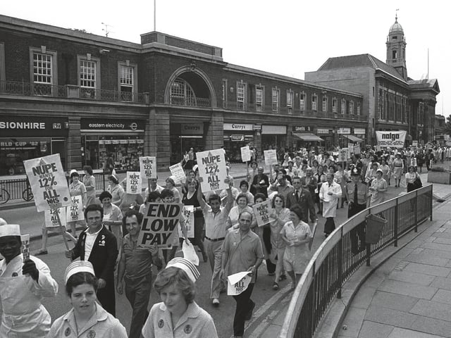 Hospital staff hold protests against low pay