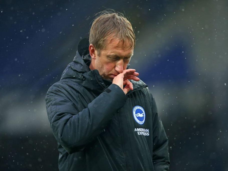 Brighton and Hove Albion head coach Graham Potter