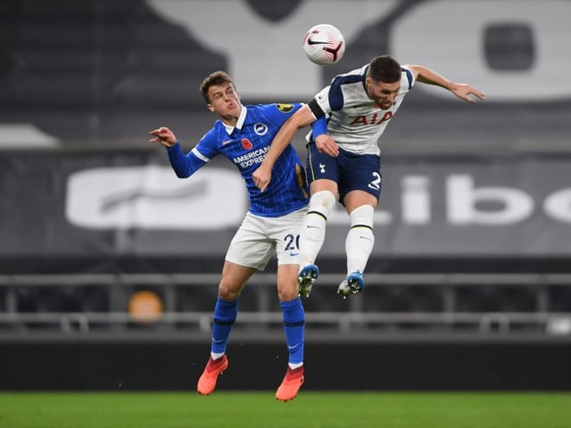 Solly March should return to the left wing back role. Injured his ankle at Spurs but Potter was hopeful March should be fit in time for Villa