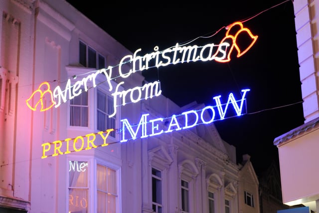 Priory Meadow Christmas light switch on 2010. Pictures: Justin Lycett
