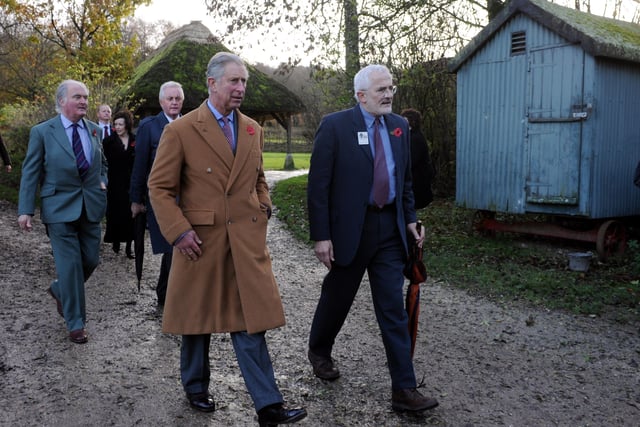 Prince Charles visiting the Weald and Downland Open Air Museum in November 2010. Pictures: Louise Adam
s