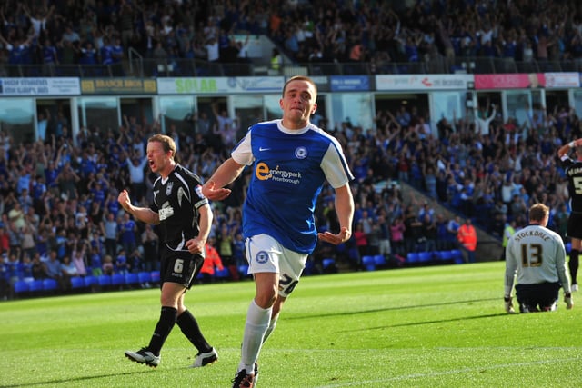 2011: Posh 7, Ipswich Town 1. Yes really. And the Tractor Boys scored first through Keith Andrews in this Championship fixture. Posh scored four times in 12 first-half minutes through Lee Tomlin (2) and Paul Taylor (2) before Ipswich had two players sent off in three minutes by referee Graham Scott. Grant McCann went on to score twice and Tomlin completed his hat-trick. Taylor (pictured celebrating one of his goals) earned a £1.5 million move to Ipswich the following season on the back of this display.
