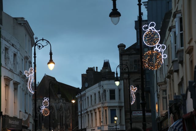 Hastings Christmas lights 2020. Photo by Roberts Photographic. SUS-201123-083900001